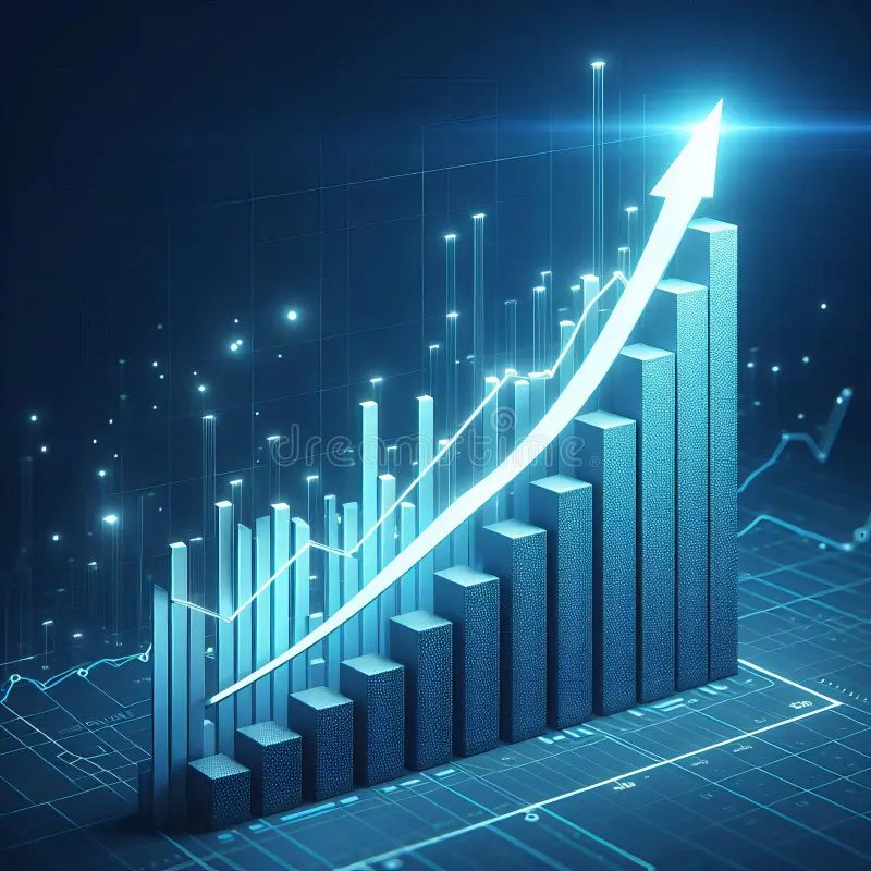 Gráfico de evolução salarial do auxiliar administrativo por experiência